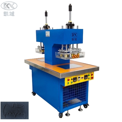KY-0202 آلة طلاء السيليكون الزرقاء المعدنية للطلاء على ملابس