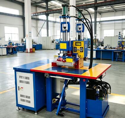 8KW آلة التبريد بالماء عالية التردد مع الضغط الهوائي لتصميم الملصقات